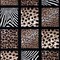 Flash Furniture 5' x 7' Animal Print Area Rug with Raised Squares ACD-RGYHPU-57-BK-GG - alternate 5